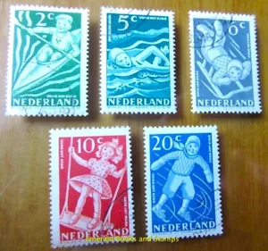 EBS Netherlands 1948 - For Children - Voor het Kind - Sports - 511-515 - CTO - Picture 1 of 6