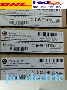 New Factory Sealed1769-OF4VI SER A CompactLogix 4 Pt A/O Voltage 1-Year Warranty - Picture 1 of 4