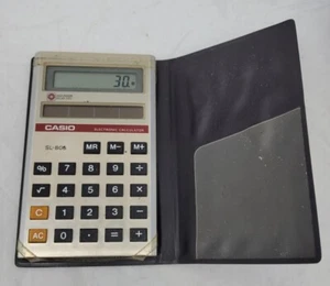 Casio SL-805 LCD Solar Taschenrechner - Vintage - Bild 1 von 4