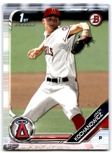 2019 1st Bowman Draft Paper Jack Kochanowicz BD-98 Los Angeles Angels