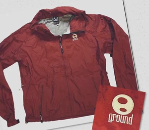 Ground Hiking Jacket - Men's - Large - Full Zip - Lightweight - Packable- Hood - Picture 1 of 23