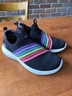 Skechers Girl's Ultra Flex-Brightful Day Sneakers Pride Rainbow Black Size 3.5 Y