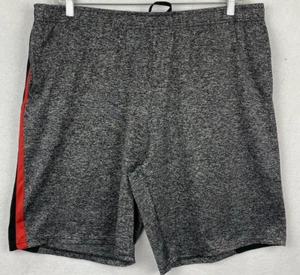 Essential Elements Mens Gray XXL Activewear Basketball Shorts with Pockets - Picture 1 of 5