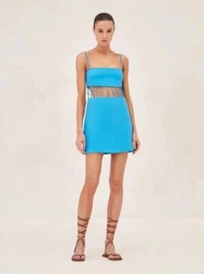 AUTÉNTICO Vestido Alexis Kim Royal XSSL - Imagen 1 de 5