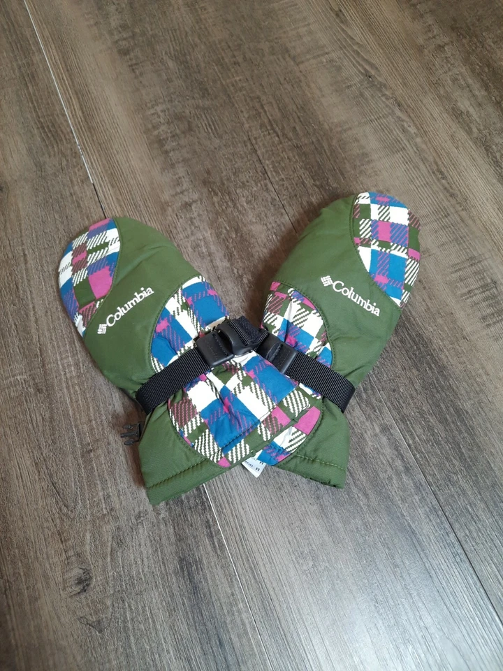 Columbia Youth medium green mitten gloves girls - Image 1 of 4