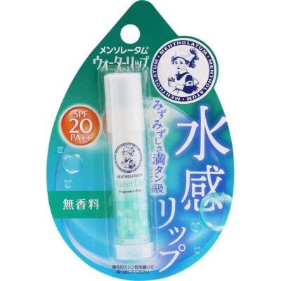 Labio de agua Rohto Pharmaceutical Mentolatum sin fragancia SPF20/PA+ sin perfume Foto 1 de 2