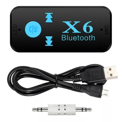 Adaptador Bluetooth Para Carro Auto Conector Inalambrico Receptor Musica 1/2 Pc - Image 1 of 4