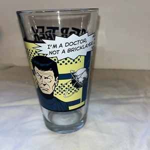 Star Trek Original Series BONES Glass CBS Studios PROMO Collectible 2012 16OZ - Picture 1 of 7