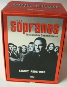VIDEO - VHS LOT - THE SOPRANOS - THE COMPLETE SECOND SEASON - 5 TAPES - Picture 1 of 3