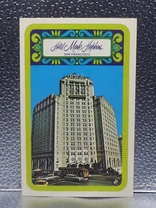 Hotel Mark Hopkins San Francisco, California CA Tourism Topographical Postcard - Picture 1 of 2