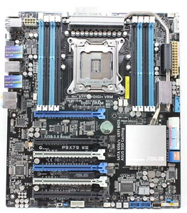 ASUS P9X79 WS Intel X79 ATX Mainboard Sockel 2011 (#14812) - Bild 1 von 3