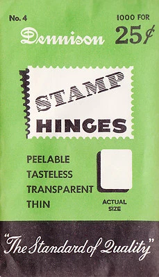 1 PAQUETE SIN ABRIR DE LAS MEJORES BISAGRAS DE SELLO JAMÁS HECHAS 1000 BISAGRAS PLANAS DENNISON #4 Foto 1 de 2