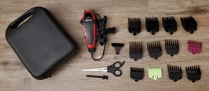 17 Pc Wahl Detail Trimmer Precision Professional Clipper CNT2-M Red  - Picture 1 of 7