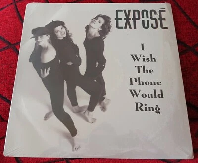 EXPOSE ** I Wish The Phone Would Ring ** 1992 USA 12" SINGLE ** SEALED - Image 1 of 2
