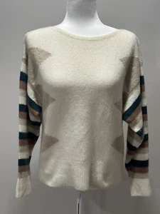 Madewell Streifenärmel Geo Pullover Sweater Damen Größe S - Bild 1 von 5