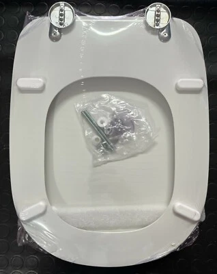 SEDILE COPRIWATER WC - IDEAL STANDARD Mod. TESI RESINA POLIESTERE LEGNO ITALY - Immagine 1 di 3