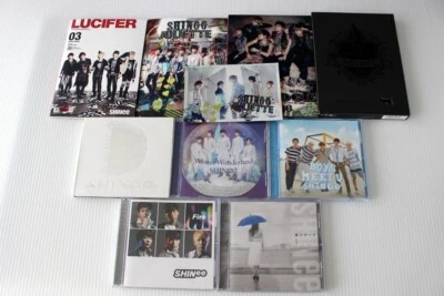 SET x9 SHINee Japan Single CD 1000nen Sherlock Juliette Lucifer NO PHOTOCARD - Image 1 of 4