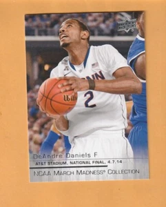 Huskies DeAndre Daniels Connecticut 2014-15 Upper Deck March Madness UConn 6I - Imagen 1 de 2