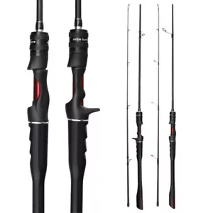 1.65M/1.8M Carbon Fiber Fishing Rod Spinning Casting Poles Lure Weight 5-20g Rod - Picture 1 of 45