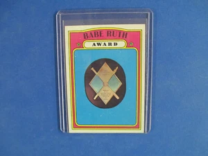 1972 Topps Baseball Hi # 626 Babe Ruth award NMT - Picture 1 of 2