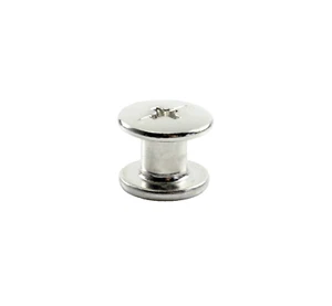 5 Schraubnieten 5 mm Innen Armband herstellen Verschluss Gürtel - Picture 1 of 2