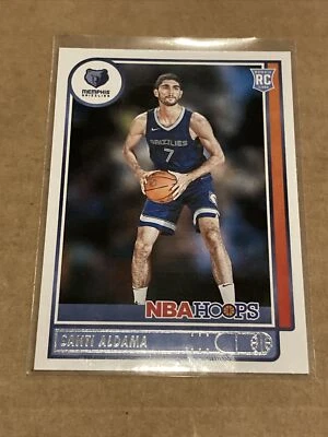 Santi Aldama 2021-22 Panini NBA Hoops Base Card #207 RC Memphis Grizzlies Rookie - Image 1 of 2