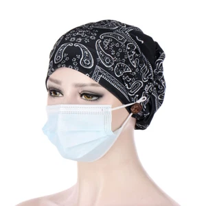 Cappello donna musulmano cancro berretto chemio hijab perdita capelli turbante sciarpa avvolgente testa - Foto 1 di 35