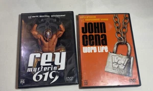 WWE John Cena Word Life & Rey Mysterio 619 DVD Bundle. - Imagen 1 de 4