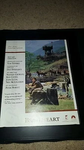 Braveheart Beste Art Direction Selten Academy Awards Promo Poster Werbung Gerahmt!  - Bild 1 von 1