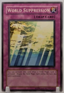 🔥1996 Yu-Gi-Oh! Trap Card - World Suppression - PSV-020🔥 - Picture 1 of 2