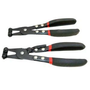 2 PC Hose Clip Pliers Non-slip Handles Hose Clamps Set - Picture 1 of 3