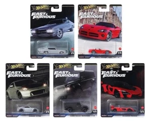 2025 HOT WHEELS PREMIUM FAST AND FURIOUS J CASE 5 CAR SET VIPER MCLAREN NISSAN - Picture 1 of 1