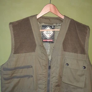 Country life in Rydale Brecon Bodywarmer Green Cord Trim Gilet UK L Hunting - Picture 1 of 8