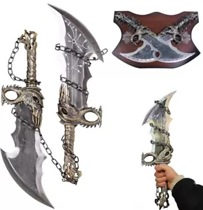 Kratos Real Metal Chaos Blade Sword, Set of 2 - Picture 1 of 6