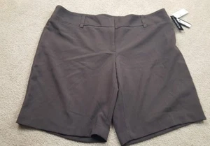 Womens AB Studio Shorts Brown Size 16 New with tags - Picture 1 of 9