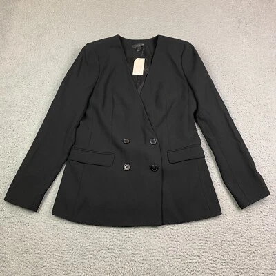 J Crew Blazer женщин 6 двойной груди 365 креп резинке куртка French Girl H6285 - Изображение 1 из 4
