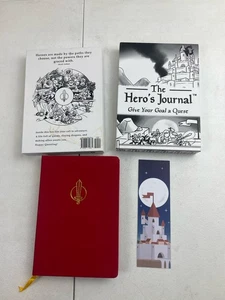 The Hero's Journal - Give your Goal a Quest Journal Brand New Red Cover - Imagen 1 de 4