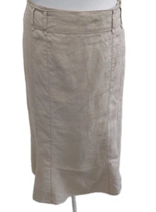 Leinen Rock von Gerry Weber in Größe 44, Beige - Bild 1 von 7