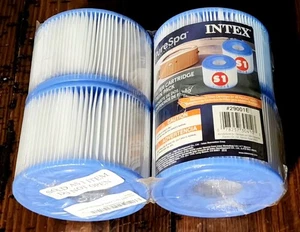 Pure Spa Intex Pool Spa S1 Filterkartusche 2 Doppelpacks 4 insgesamt Neu 29001E - Bild 1 von 1