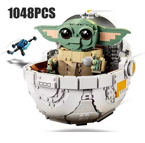 Grogu Bausatz 1048-teilig mit Schiff | Modell kompatibel Sammlung - Bild 1 von 7