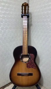 Vintage 1970 Sunburst Acoustic-Electric Classical Guitar with PU & Case - Picture 1 of 11