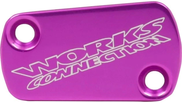 Tapa de depósito de cilindro maestro embrague Works Connection púrpura #21-P155 para Honda Foto 1 de 1