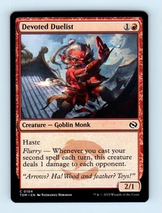 #104 2025 Tarkir: Dragonstorm \ Devoted Duelist Common - Picture 1 of 2