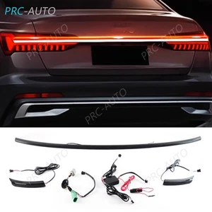 LED Tail Light Rear Door Trim Trunk Lid Brake Lamp Fits For AUDI A6 C8 2019-2025 - Picture 1 of 20