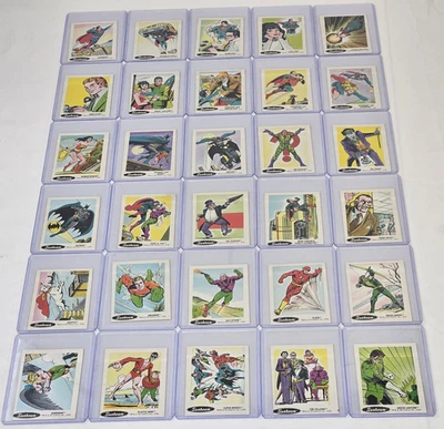 1978 SUPERHEROES SUNBEAM DC BREAD CARDS STICKERS COMPLETE SET 1-30 High Grade - Image 1 of 4