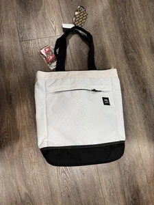 Vans Construct DX Cordura Laptop Tote Bag White Black NEW Pockets - Picture 1 of 5