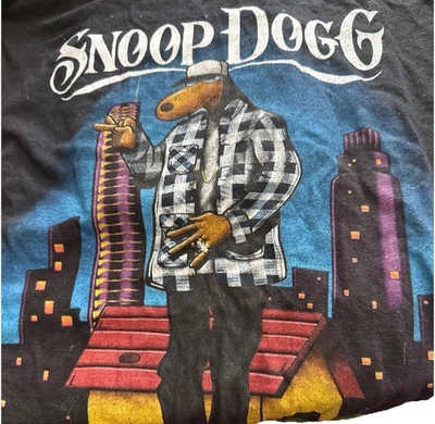 Camiseta Snoop Dogg Joe Cool L/XL Negra Manga Corta Foto 1 de 3