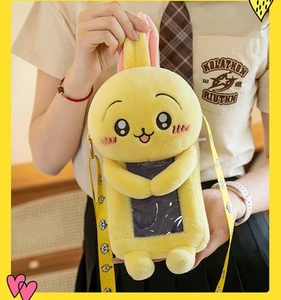 1pc Cartoon Plush Cell Phone Bag Versatile Crossbody Bag,Holiday Gift f Friends - Picture 1 of 16
