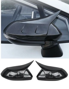 For Toyota Corolla 2019-2020 Carbon Fiber Side Door Rearview Mirror Cover Trim - Picture 1 of 7