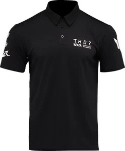 THOR Corpo Polo Shirt - Black - Medium 3040-3480 - Picture 1 of 2
